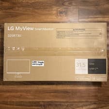 LG MyView 32" 4K UHD Smart Monitor (32SR73U-W) – In Box – USB-C 65W