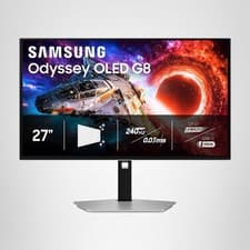 Samsung 27" Odyssey OLED G8 G80SH 4K 240Hz 0.03ms Gaming Monitor LS27HG802SNXZA