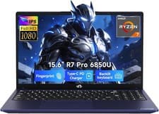 NIMO 15.6" Light Gaming Laptop AMD Ryzen 7 Pro 6850U 32GB RAM 1TB SSD