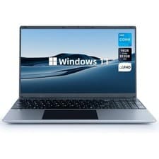 15.6 inch Laptop 16GB+512GB Windows 11 Computers WiFi, Bluetooth, Type-C