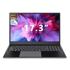 SGIN 17.3" Laptop 4GB + 128GB Notebook with IPS Full HD 2.6GHz Windows 11