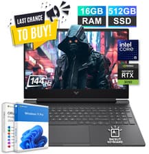 2026 HP Victus Gaming Laptop 15.6" Intel i5-13420H RTX 3050 16GB RAM 512GB SSD